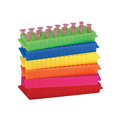 50543. GRADILLA P/80 MICROTUBOS 1.5/2ML COLORES SURTIDOS PP AUTOCLAVABLE - HEATHROW