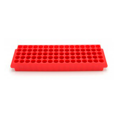 13499. GRADILLA P/80 MICROTUBOS 1.5/2ML, 11MM AUTOCLAVABLE, POLIPROPILENO ROJO C/2 - HEATHROW