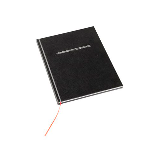 13384.LIBRETA DE LABORATORIO PASTA NEGRA C/100 HOJAS DE CUADRICULA - HEATHROW
