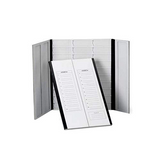 13352.CARPETA DE CARTON NEGRO P/30 PORTALAMINILLAS - HEATHROW