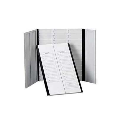 13352.CARPETA DE CARTON NEGRO P/30 PORTALAMINILLAS - HEATHROW