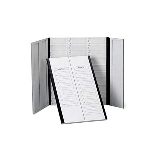 13352.CARPETA DE CARTON NEGRO P/30 PORTALAMINILLAS - HEATHROW