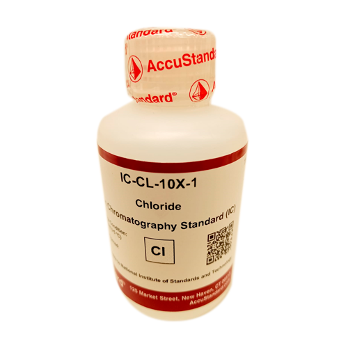 6043. STD CLORURO ANIONES 1000UG/ML EN AGUA 100ML - ACCUSTANDARD