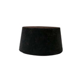 14554. TAPON DE HULE NEGRO # 10.5 SOLIDOS 52X46X25MM PAQUETE C/10 PIEZAS - ART MOLD