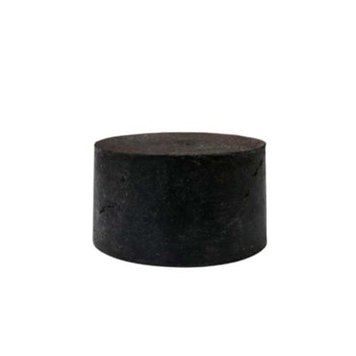 14555. TAPON DE HULE NEGRO # 11 SOLIDOS 52X49X25MM PAQUETE C/5 PIEZAS - ART MOLD