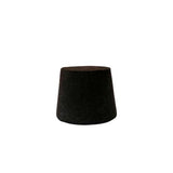 14564. TAPON DE HULE NEGRO # 6 SOLIDOS 26X26X25MM PAQUETE C/15 PIEZAS -  ART MOLD
