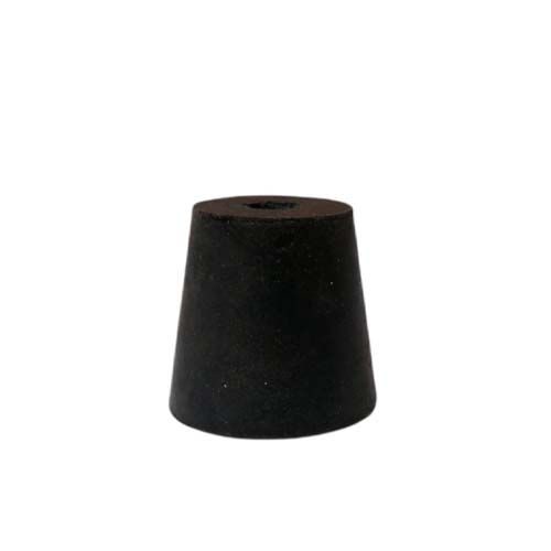 14569. TAPON DE HULE NEGRO # 800 KJELDAHL PAQUETE C/5 PIEZAS - ART MOLD