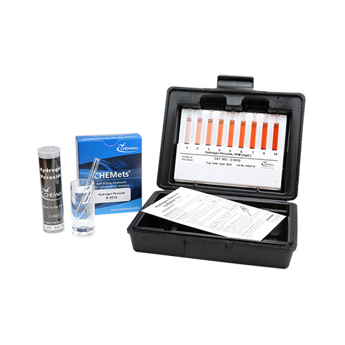 9641. PEROXIDO HIDROGENO KIT 0-0.8 Y 1-10PPM - CHEMETRICS