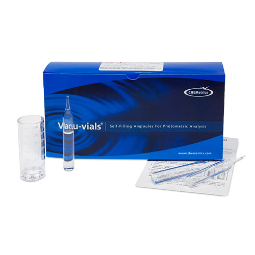 6741. NITRATOS KIT 0-1.50PPM VACU-VIAL C/30 PRUEBAS - CHEMETRICS