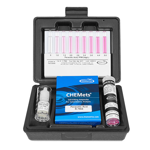 9671. ACIDO PERACETICO KIT 0-1 Y 0-5PPM - CHEMETRICS