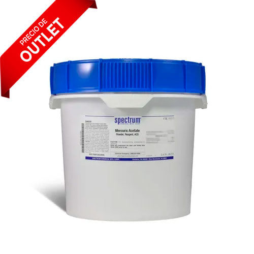 25112. ACETATO DE MERCURICO POLVO REACTIVO ACS 500GR SPECTRUM CHEMICAL