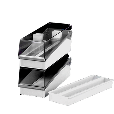 3508. SISTEMA DE ALMACENAJE P/100 LAMINILLAS COLOR BLANCO 82X245X86MM - SIMPORT