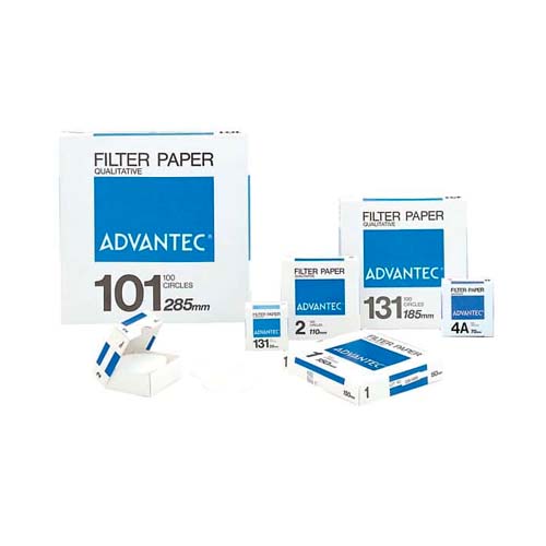 20353. PAPEL FILTRO #2 11CM CUALITATIVO (EQUIVALENTE #601 AHLSTROM) C/100 - ADVANTEC