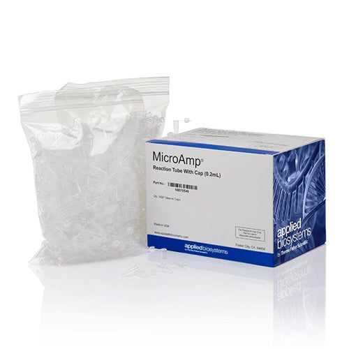 3624. TUBO DE REACCION MICROAMP CON TAPON 0.2ML C/1000 TUBOS - APPLIED BIOSYSTEMS