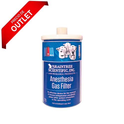 22315. FILTRO CARTUCHO P/GASES DE ANESTESIA CAPACIDAD 12-15HRS  INCLUYE SOPORTE, MANGUERA Y CANISTER F-AIR C/8,  80120 BICKFORD BRAINTREE SCIENTIFIC