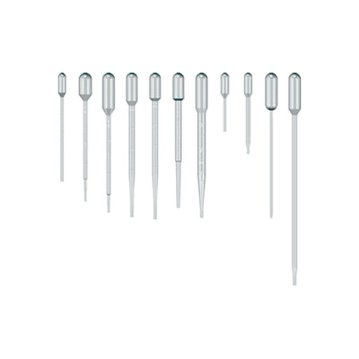 11831.PIPETA DE TRANSFERENCIA 4ML, LARGO 15.5CM, BULBO 3.1ML, NO ESTERIL PAQUETE C/500 PIEZAS - SIMPORT