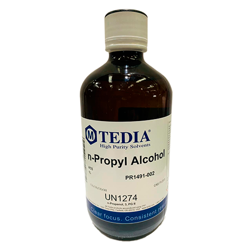 4043. 1-PROPANOL GRADO ACS FRASCO CON 1LT - TEDIA