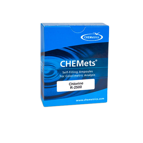 9698. CLORO LIBRE TOTAL REPUESTO P/K-2504 0-1 Y 0-5PPM - CHEMETRICS