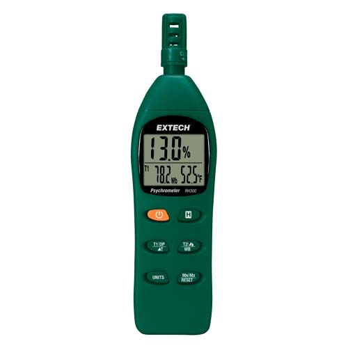 50760. TERMOHIGROMETRO PSICROMETRO COMPACTO 10 A 90% HR - EXTECH
