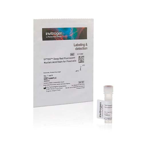 15772. SYTOX DEEP RED NUCLEIC ACID STAIN FOR FIXED/DEAD CELLS 50UL - INVITROGEN