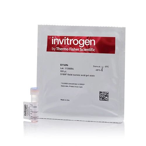 3644. SYBR GOLD NUCLEIC ACID GEL STAIN (10,000X CONCENTRATE IN DMSO) 500UG - INVITROGEN