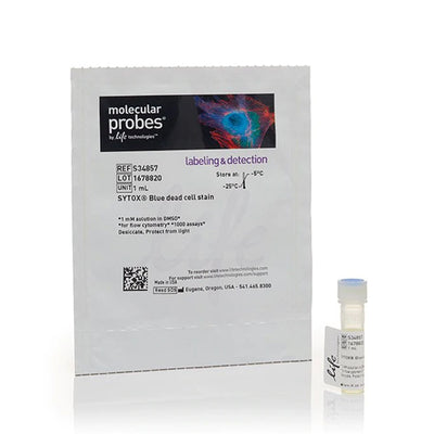 53508. TINCION DE CELULAS MUERTAS SYTOX BLUE P/CITROMETRIA DE FLUJO 1ML - INVITROGEN