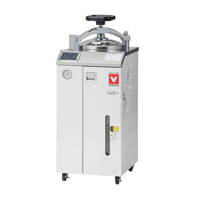56242. AUTOCLAVE (ESTERILIZADOR) 47LT VERTICAL C/PANTALLA LED DIGITAL, TEMP +105/128°C,  CAMARA 300X665MM DE ACERO INOXIDABLE, 115V 50/60HZ, MOD. SM-501 YAMATO