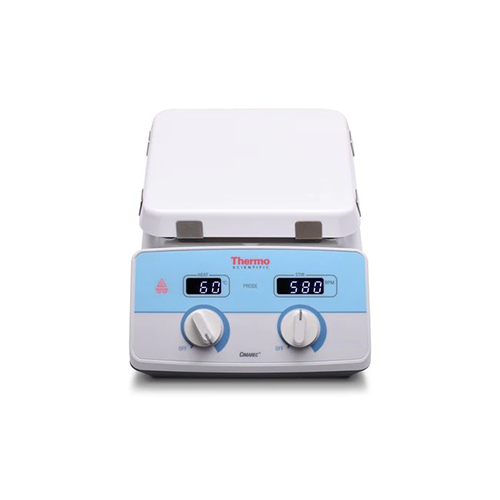 6433. PARRILLA (PLACA) CALENTAMIENTO C/AGITACION PLATO ALUMINIO 7X7PULG (18X18CM) 300°C 1500RPM 120V CIMAREC-THERMO SCIENTIFIC