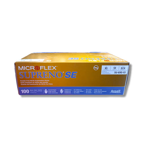 51003. GUANTES DE NITRILO AZUL SIN POLVO SUPRENO SE TALLA EXTRACHICO - MICROFLEX