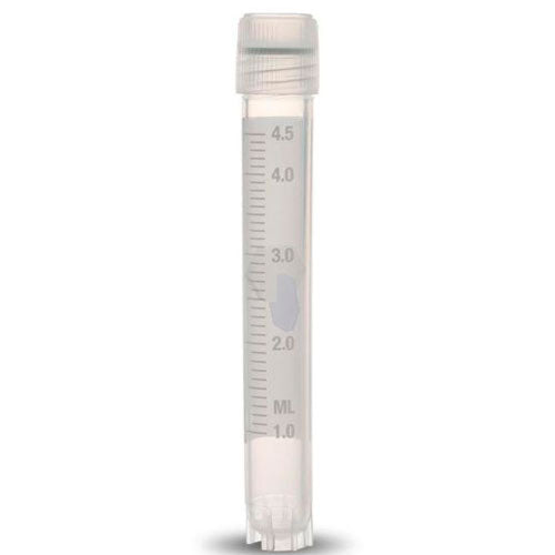 26572. VIAL CRIOGENICO (CRIOVIAL) 5ML C/BASE ROSCA EXTERNA, SELLO SILICON PAQUETE C/100 PIEZAS SIMPORT