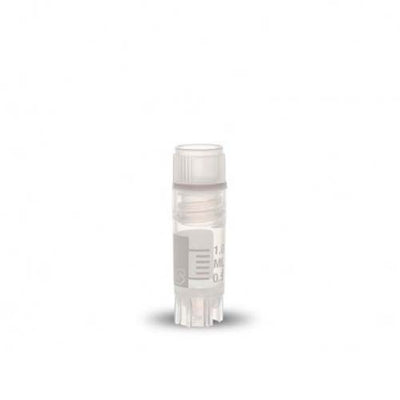21388. VIAL CRIOGENICO (CRIOVIAL) 2ML 12.5X48MM C/BASE REDONDA, ROSCA INTERNA C/SILICON PAQUETE C/100 PIEZAS - SIMPORT