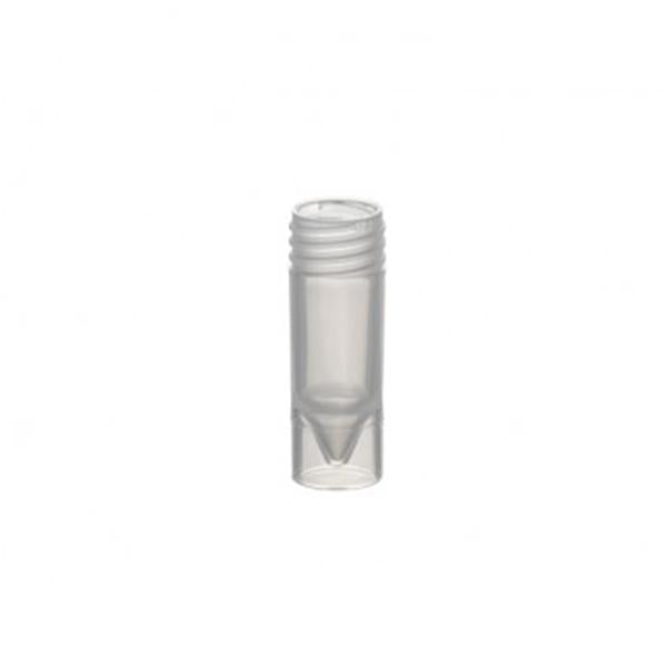 2192. TUBO DE POLIPROPILENO 1.2ML P/MUESTRA ROSCA EXTERNA C/BASE 12.5X43MM SIN TAPA NO ESTERIL GRADUADO - SIMPORT