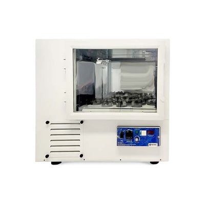 54634. INCUBADORA REFRIGERADA C/AGITACION ORBITAL, PLATAFORMA A ELEGIR, CONTROL DE TEMPERATURA AMBIENTE +5/60°C Y TAPA EN ACRILICO, CONTROL DE LA AGITACION ORBITAL DE 30-250RPM, 127V - TECNAL