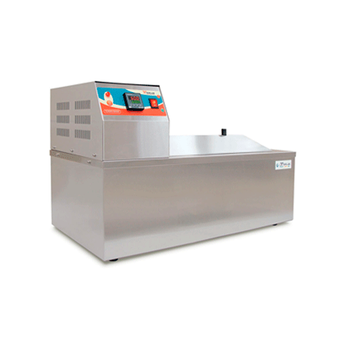 25780. TERMOBAÑO DIGITAL C/CIRCULACION 22.5LT P/160 TUBOS, DE ACERO INOXIDABLE TERLAB