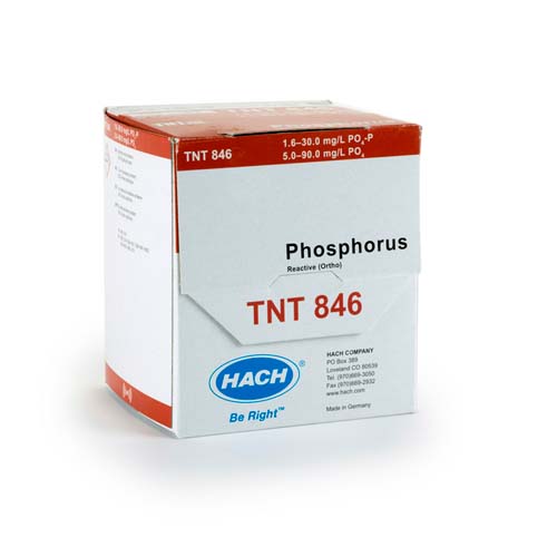 54986. PRUEBA REACTIVA DE FOSFORO TNTPLUS (5-90MG/L) 25 PRUEBAS - HACH