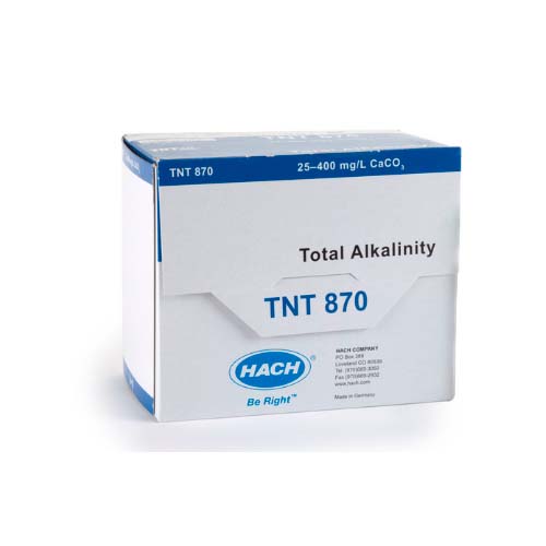 21467. REACTIVO P/ALCALINIDAD TOTAL TNT PLUS 25-400MG/L C/25 PRUEBAS - HACH