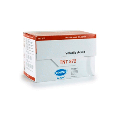 54970. TNTPLUS P/ACIDOS VOLATILES 50-2500MG/L PRUEBAS EN CUBETA C/25 HACH