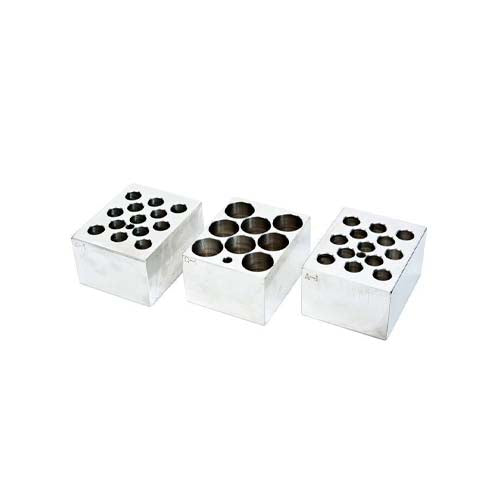 21361. BLOCK DE ALUMINIO REACTI-BLOCK M-1 P/6 VIALES 27.5ML, 6 ORIFICIOS 28.5X70MM,-  THERMO SCIENTIFIC