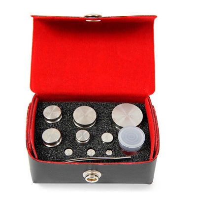 26753. JUEGO DE PESAS (MASAS) DE CALIBRACION CLASE F, 100GR-1MG ACERO INOXIDABLE C/DECLARACION DE PRECISION NIST, TW-100-01 TROEMNER