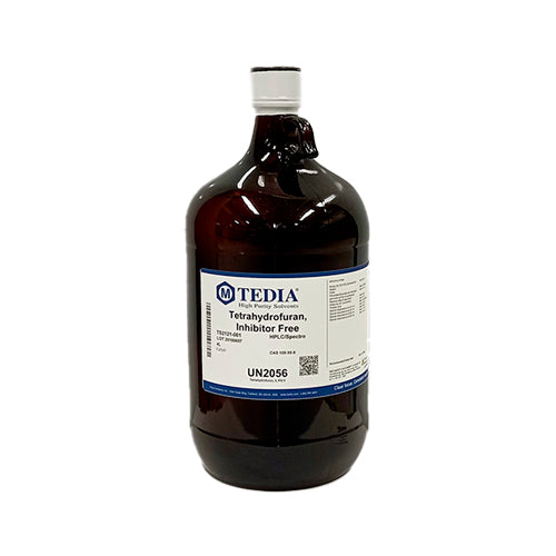 6869. TETRAHIDROFURANO SIN/BHT GRADO HPLC/SPECTRO 4LT - TEDIA