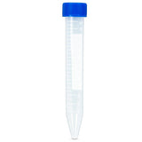 25866. TUBO DE POLIPROPILENO 15ML CONICO ESTERIL LIBRE DE RNASA DNASA C/GRADUACIONES IMPRESAS Y TAPON DE ROSCA BOLSA C/100 PIEZAS GLOBE SCIENTIFIC