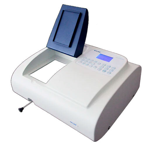 25673. ESPECTROFOTOMETRO RANGO UV Y VISIBLE, LONGITUD DE ONDA 190-1100NM, ANCHO DE BANDA 2NM, 3.15A, 110-220V 50/60HZ VELAB