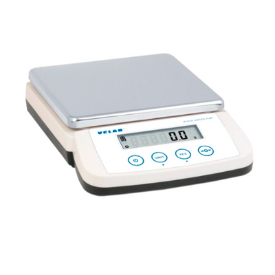 54846. BALANZA COMPACTA 5000GR X 1GR, CALIBRACION EXTERNA, PANTALLA LCD DE ALTO CONTRASTE - VELAB
