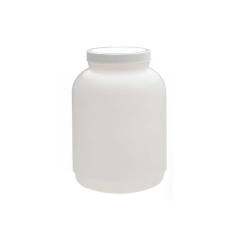 17377. FRASCO POLIETILENO ALTA DENSIDAD 3840ML BLANCO BOCA ANCHA - WHEATON