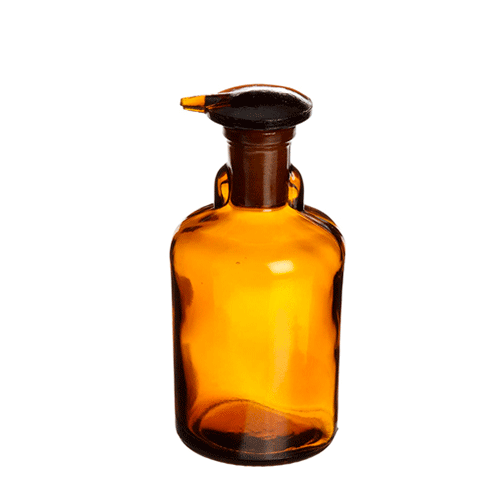 4290. FRASCO GOTERO VIDRIO AMBAR 50ML C/TAPON ESM - WHEATON