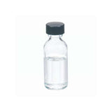 17463. FRASCO VIDRIO CLARO 29ML (1OZ) BOCA ANGOSTA C/TAPON FENOLICO NEGRO PAQUETE C/5 PIEZAS - WHEATON