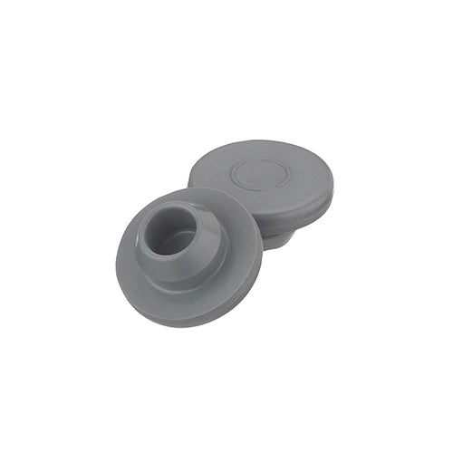 10941. TAPON DE CAUCHO 13MM P/VIAL DE LIOFILIZACION CLOROBUTILO GRIS C/1000 WHEATON