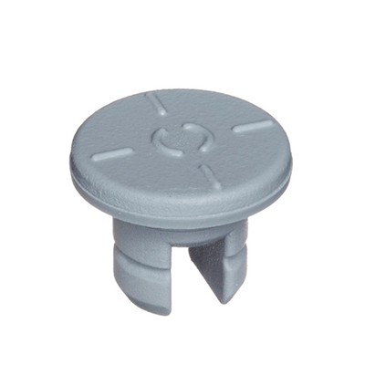 4308. TAPON DE CAUCHO 7X13MM P/VIAL DE LIOFILIZACION, 2 PATAS, CLOROBUTILO GRIS C/1000 - WHEATON
