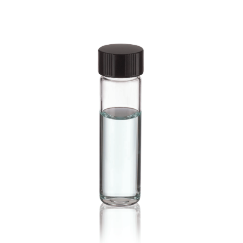 17754. VIAL VIDRIO CLARO 8ML, 17X63MM C/TAPON FENOLICO NEGRO Y REVESTIMIENTO DE TEFLON  15-425 CAJA C/144 PIEZAS - WHEATON