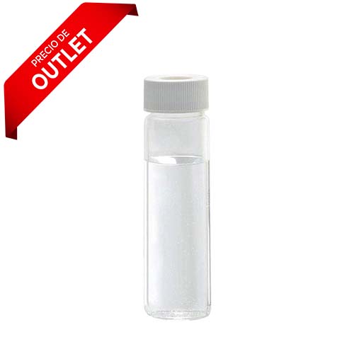 22082. VIAL VIDRIO CLARO 40ML 28X98MM C/TAPA TEFLON BLANCA C/72 WHEATON